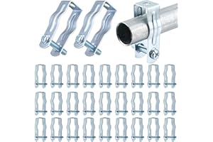 Yaocom 25 Pcs EMT Conduit Hanger with Bolt,Insulated Supports or Threaded Rods,Metal Galvanized Conduit Clamps Strut Straps and Hangers Rigid Pipe Fittings Mounting(3/4 Inch)