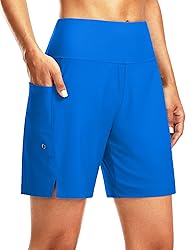 G Gradual Women's 7" Long Swim Board Shorts High