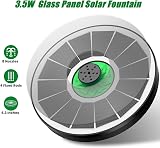 SZMP Solar Fountain Green Flower 3.5W 7 Nozzles Bird Bath Garden Pump view 3