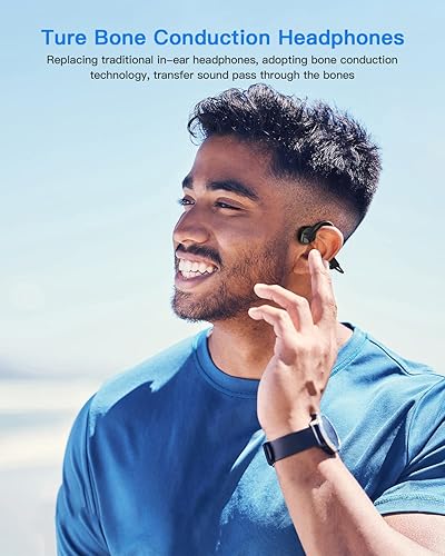 Bone Conduction Headphones,Bluetooth Wireless Open Ear Sport