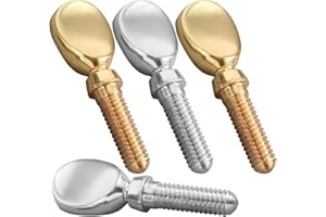 Hemobllo 4pcs Sax Neck Tightening Screws for Alto Tenor Saxophone and Clarinet Ligature Replacement Parts,