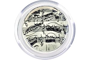 Magic Rosin Ultra Bach Manuscript - Professional Grade Instrument Rosins for Cello and Bass - Excellent Grip - Delivers a Clear Complex Tone - Transparent Low Dust Pine Bow Rosin - USA Made