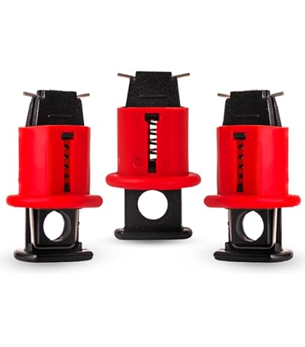 Amazon.com: Brady 65965 Breaker Lockout (Pack of 6) , red