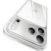 CASEKOO for iPhone 17 Pro Max Case Smooth Crystal Clear, Patented Anti-Yellow & Virgin TPU, 15FT Military-Grade Protection, Slim Transparent Women Men Funda para for iPhone 17 Pro Max Case 6.9", Clear