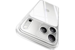 CASEKOO for iPhone 17 Pro Max Case Smooth Crystal Clear, Patented Anti-Yellow & Virgin TPU, 15FT Military-Grade Protection, Slim Transparent Women Men Funda para for iPhone 17 Pro Max Case 6.9", Clear