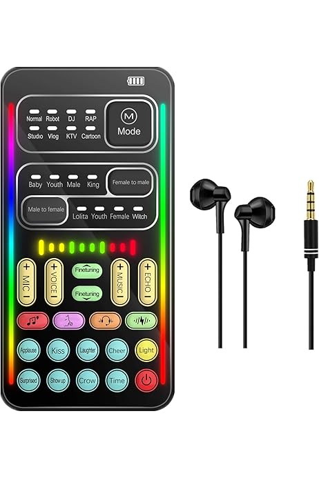 Voice Mod Key Ghostface Voice Changer 1293 Portátil Live Dominican