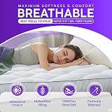 Linens World Mattress Topper Double Bed 10cm Thick 1200GSM 137x190cm view 2