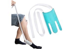 NINEMAX Sock Aids for Putting On Socks,Sock Helper Assistant Device No Bending for Easy On, Puller for Seniors Elderly Disabl