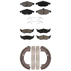 Transit Auto Front Rear Ceramic Brake Pads And