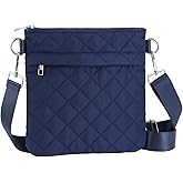 Ahdoma Quilted Crossbody Bags for Women Puffer Small Crossbody Bag Purses Puffy Shoulder Handbag for Women Travel