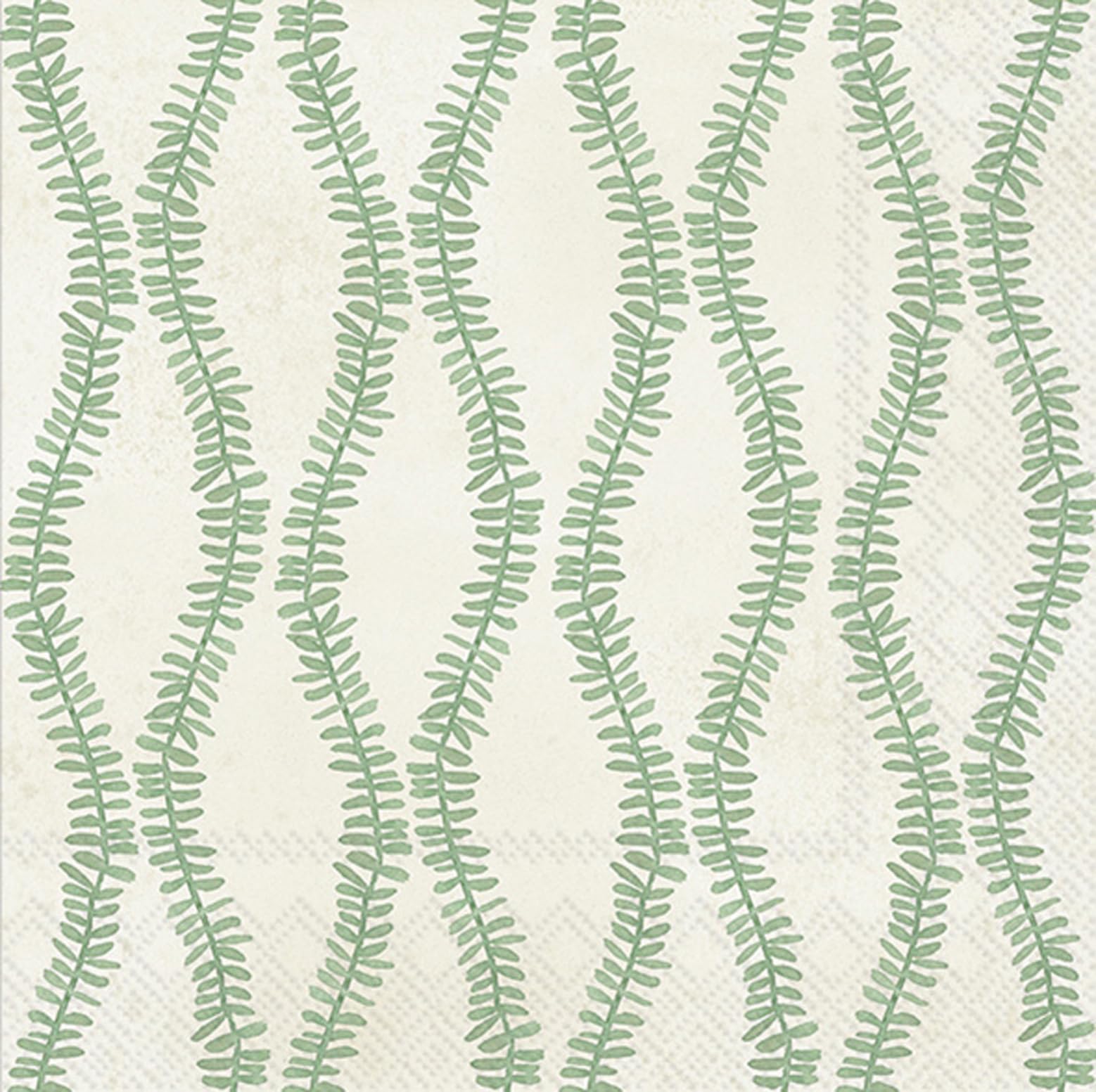 Photo 1 of 2 pack. IHR Ideal Home Range Cocktail Napkins Disposable 3-Ply Paper Party Napkin Pack, 5" x 5", Leaf And Stem (Green), 20-Count