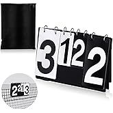Sonwyoung Over Net Tennis Score Keeper Flip Scoreboards Portable for Volleyball Basketball Coaching Tennis Outdoor