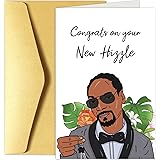 Chenive Funny New House Card, Humorous Hizzle Housewarming Card, New Home New Apartment Greeting Card, Congrats on Your New H