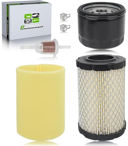 Air Filter Oil Filter Tune Up Kit For Husqvarna YTH22V46 YTH2348 YTH24V48 Z246 YTH18542 Z254 YTA24V48 YTA18542 YTH24V54 YTA22V46 Mower W/ 17.5hp 19.5hp 20hp 21hp Engine