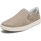 OLUKAI Pehuea Cozy Women's Leather Slip-On Shoes, Easy On & Off Design, Soft & Premium Materials, All-Day Comfort & Support