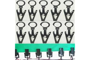 AUXPhome (Pack of 20), RV Trailer Party Light Holder Hanger Hook Clip String Awning Camper Part, for Caravan Curtain Klippy C