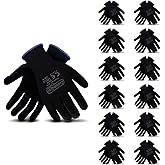 SISO SAFETY CustomGrips Cut Resistant Work Gloves, Superior Grip Wet & Dry[X-Large,12 Pairs]