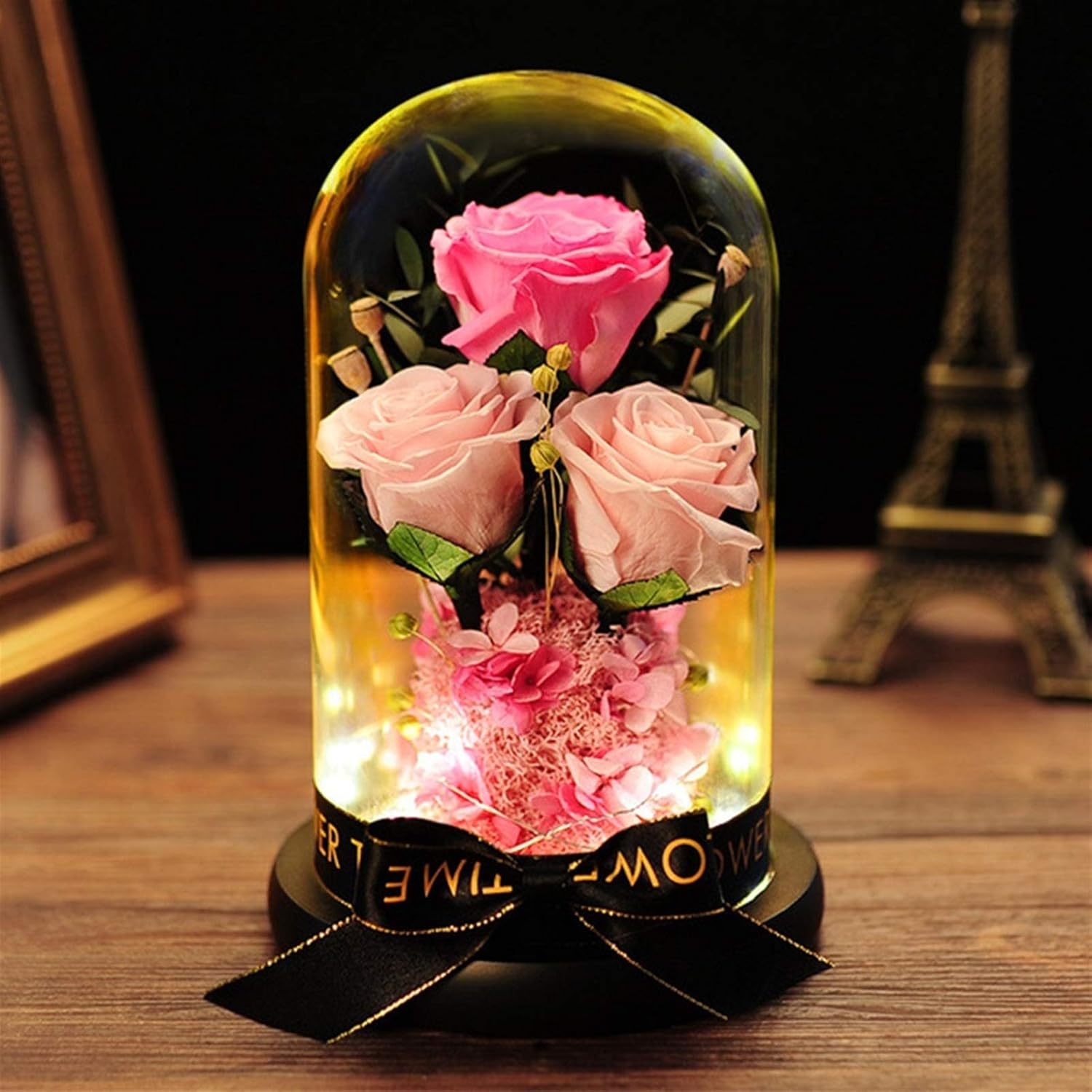 Beauty And The Beast Rose Real Preserved Flowers Eternal Rose Gift For