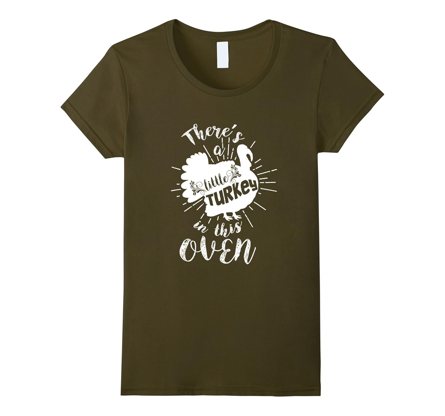 Funny Pregnancy Maternity Thanksgiving Turkey T Shirt-Rose