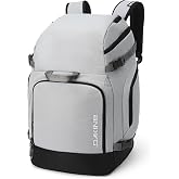 Dakine DLX Ski Boot Bag, Waterproof Snowboard Bag with Helmet Storage, for Travel &amp; Snow Trips, 75 L, Griffin