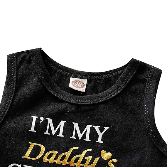 baby girl black vest