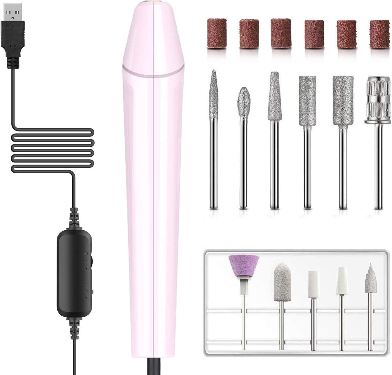 Electric Nail Files 20000RPM for Beginners, Professional Compact Nail