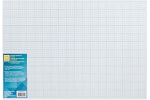 EZ QUILTING Wrights Products 670052 Gridded Plastic Template, by The Yard, Blue