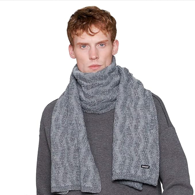 Cacuss Mens Scarf Blanket Scarf Black Scarf Fashion Warm Cacuss Mens Scarf Blanket Scarf Black Scarf Fashion Warm