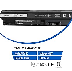 M5Y1K Laptop Battery,14.8v 40wh Battery Compatible
