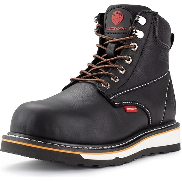 SUREWAY Mens Heavy Duty Composite Toe Work Boots Review: A