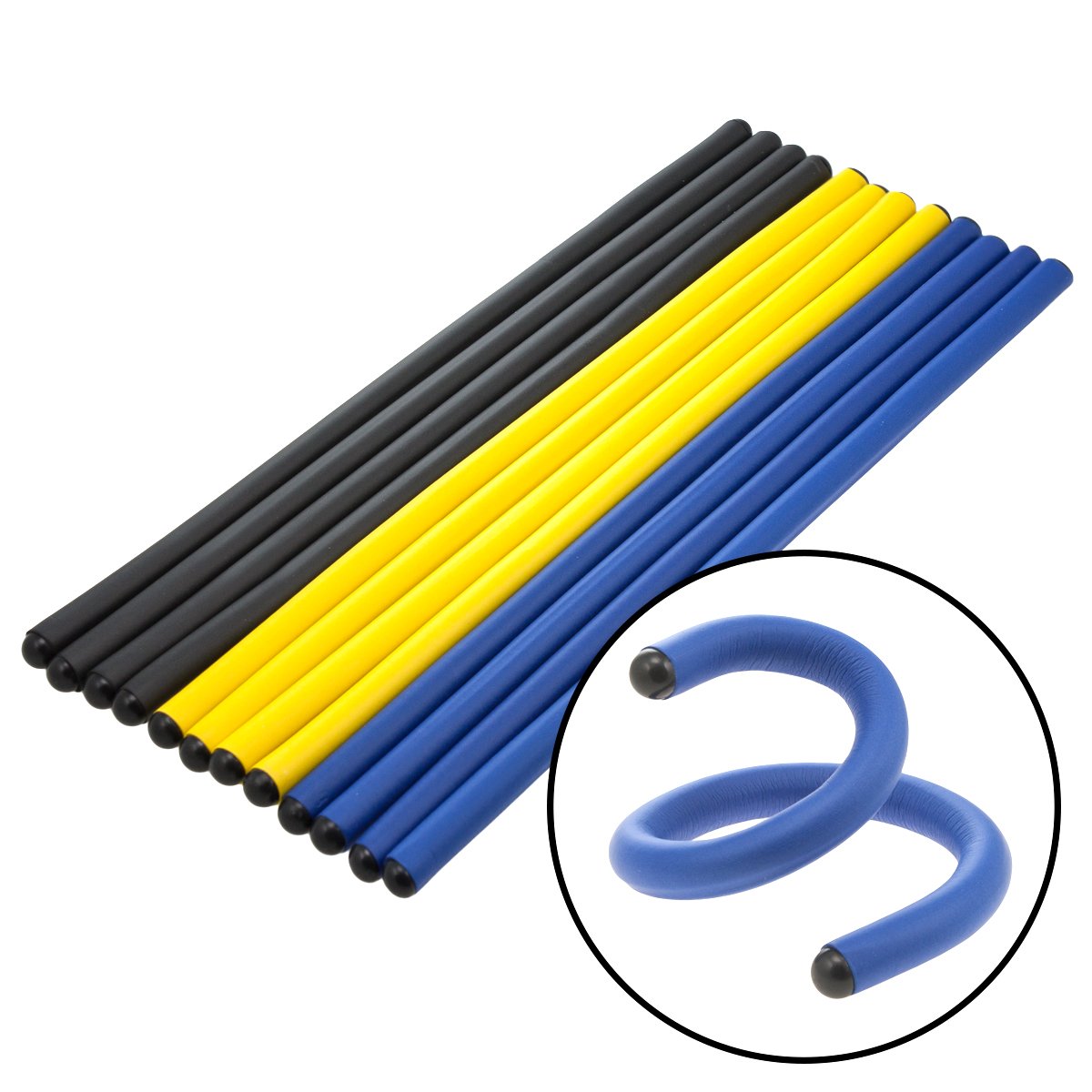 12 Magic 14" Twist Ties Foam Coated Flexible Storage Wrap Hook Hang