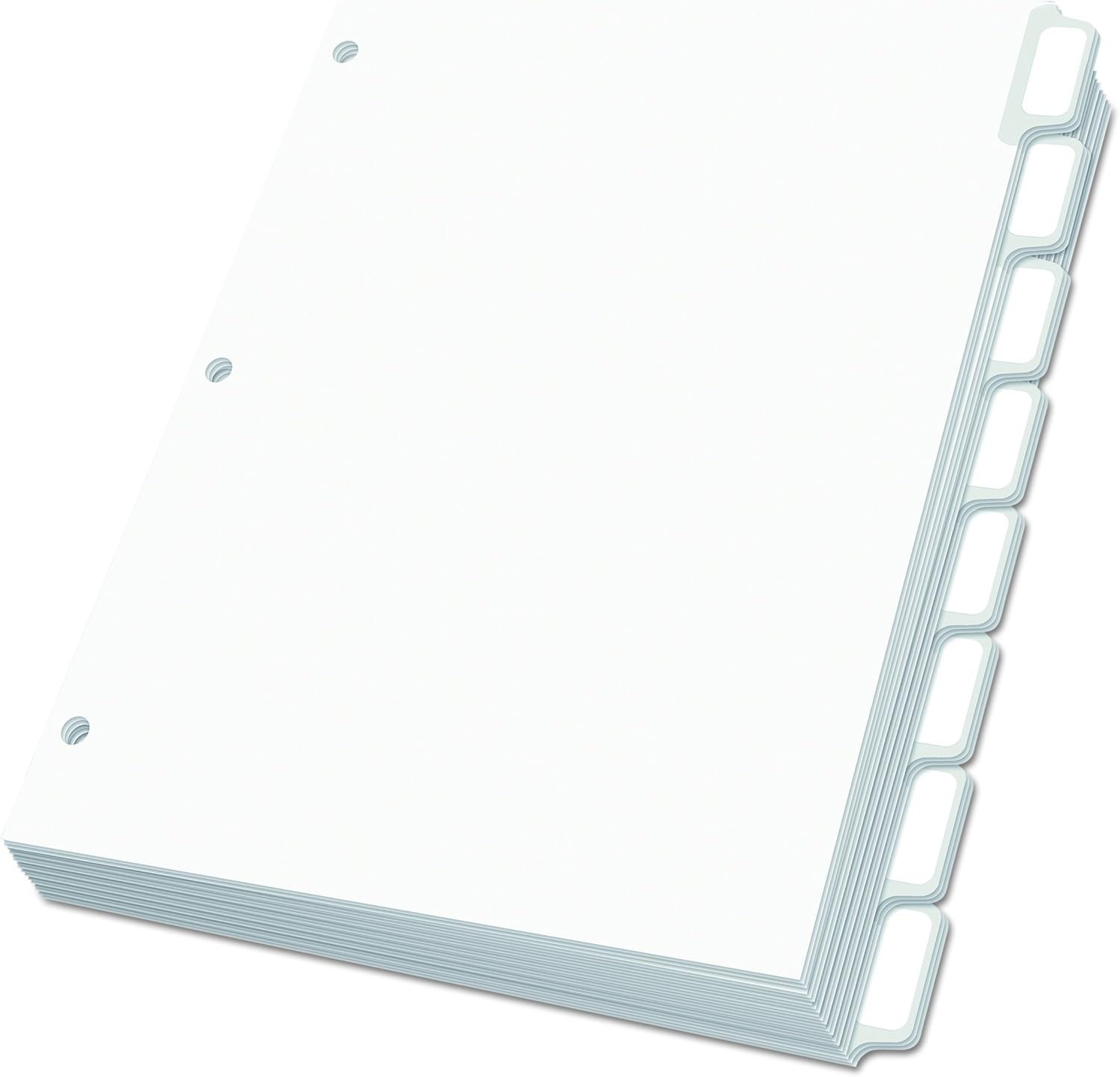 Oxford 11316 Custom Label Tab Dividers with SelfAdhesive Tab Labels, 8
