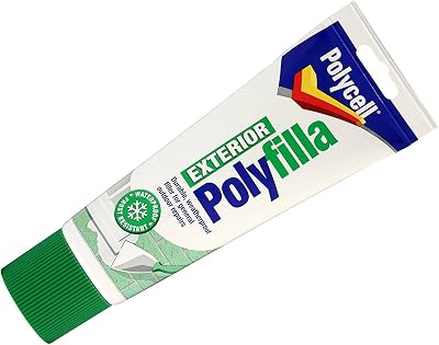 POLYCELL Polyfilla Exterior Weatherproof Filler Tube 330g Grey