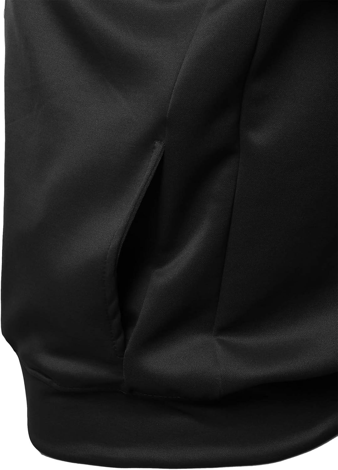 Men's Premium Quality Shoulder Panel Zip-Up Track Jacket at  Men’s Clothing store