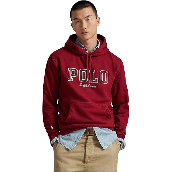 POLO RALPH LAUREN Mens Polo 1992 Fleece Hoodie Blaze Field Lime XX