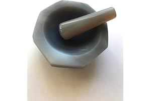 SHANGYUEFEI Alpha Nanotech Agate Mortar and Pestle (Inner Diameter 30 mm; Inner Depth 10 mm)
