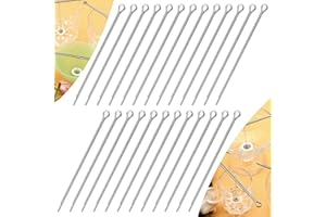 RAPUDA Candel Wick Holders, 4.7 Inch Wick Holders for Candle Making, 25 Pcs Metal Wick Centering Tool