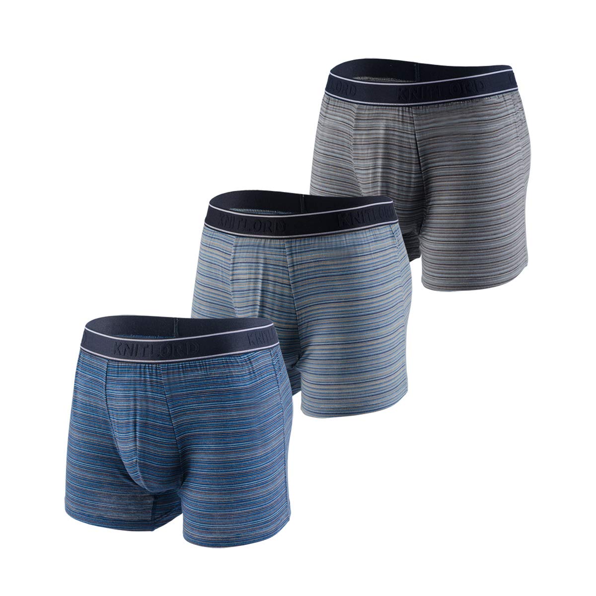 Mens Bamboo Underwear Briefs Comfort Low Rise Boxers 3 Pack