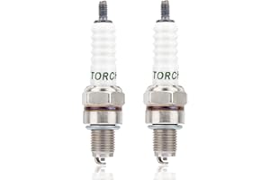 Wetenex CR7HSA Spark Plug Compatible with GY6 50CC 150CC 139QMB 154QMI 157QMJ Motorcycle Torch A7RTC A7RC A7TC NGK 4549 CR7HSA Pack of 2