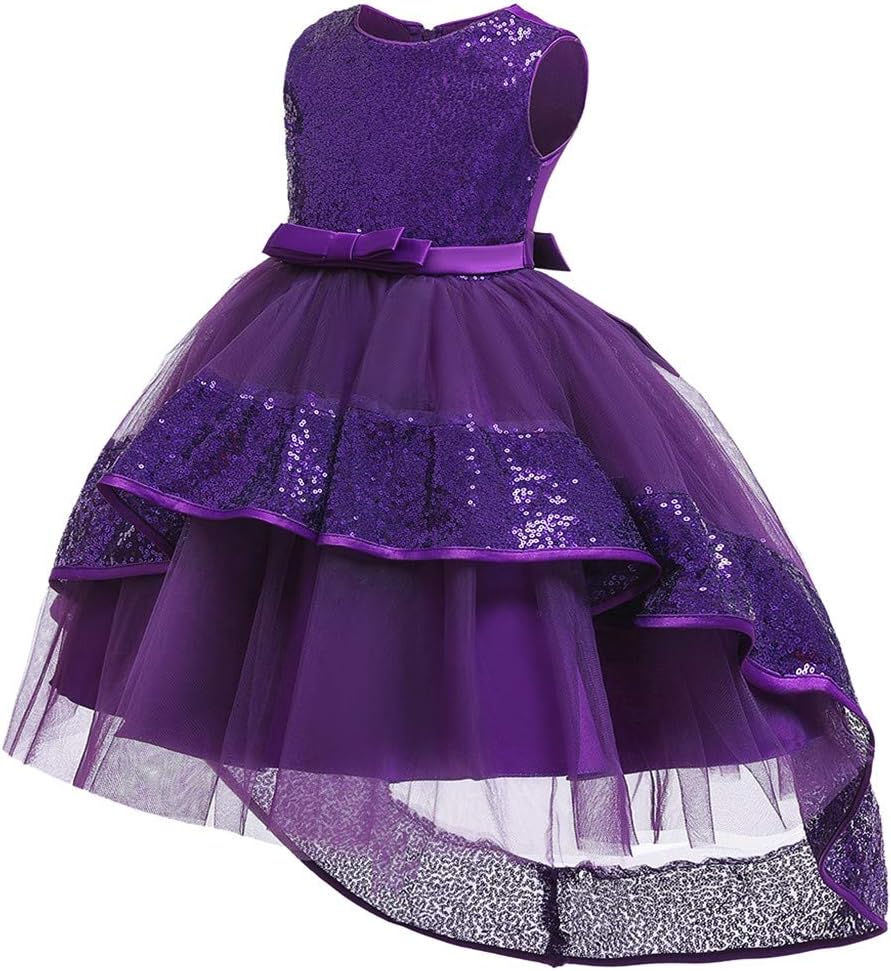 Girls Wedding Party Dress Pageant Baby Ruffles Tulle Princess Dresses