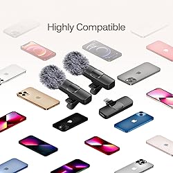 Professional Wireless Lavalier Lapel Microphone for