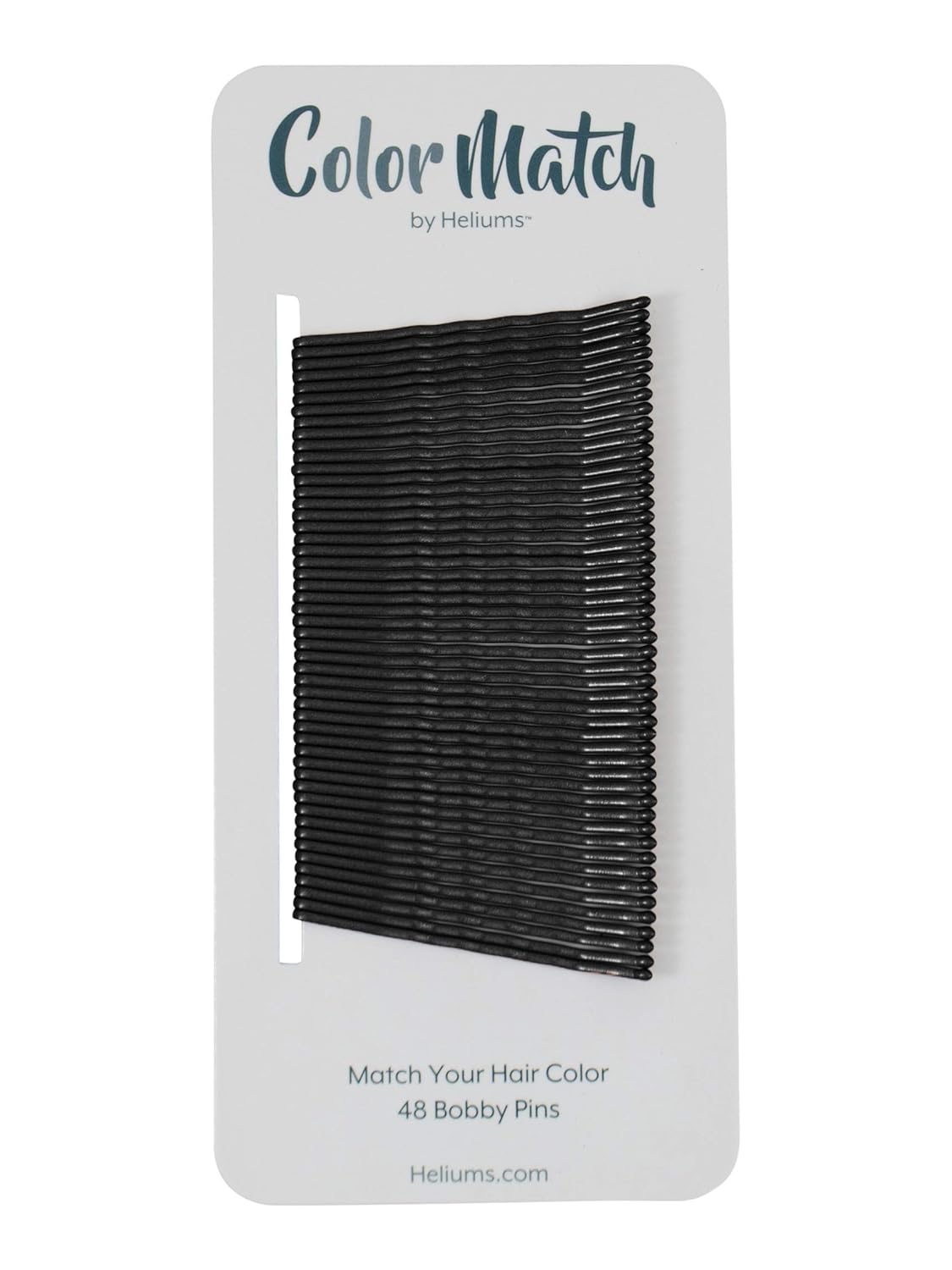 Gray Silver Premium Hold Bobby Pins Color Match, 2 Inch Wavy - 48 Count : Beauty