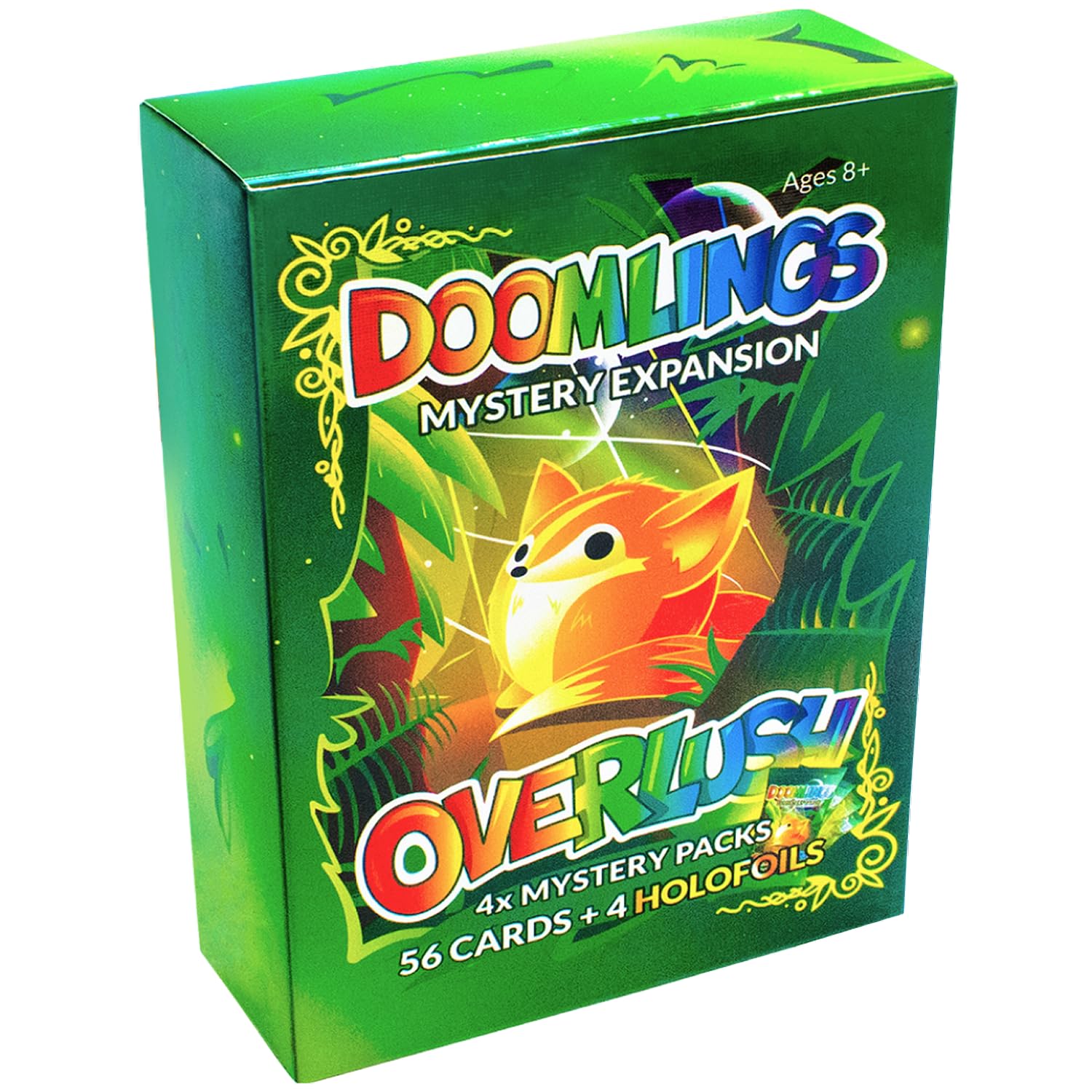 Doomlings Overlush Expansion - Mystery Expansion Pack with 60 Cards Including New Traits, Ages, & Catastrophes for Doomlings Card Game