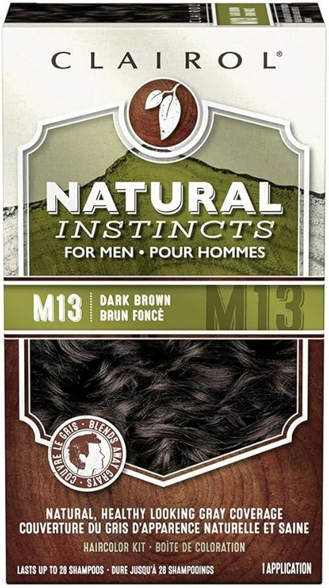 Clairol Natural Instincts Haircolor For Men Dark Brown M13 1