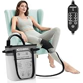 ICIDRION Ice Machine for Knee After Surgery w/Programmable Timer | FSA-HSA: Portable Cold Therapy Machine, 12H Cryotherapy System for ACL/TKR, Sports Training w/ Knee &amp; Joint Pad