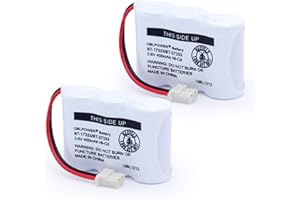 QBLPOWER BT-17333 BT-27333 Handset Telephone Rechargeable Battery 2/3AA 3.6V NI-CD Cordless Phone Battery BT17333 BT27333 BT-17233 BT17233 BT-163345 CS5121 (Pack of 2)