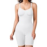 BRABIC Waist Trainer Bodysuit for Women Tummy Control Shapewear Round Neck Seamless Butt Lifter Full Body Shaper