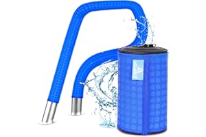 Aolabela Zippered Pool Handrail Cover, 6 Feet Slip Resistant Neoprene Hand Rail Covers for Swimming Pool Handles Hand Railing Covers Grips