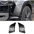 Front Wheel Arch ABS Black Body Anti-Scratch Protection Cover Trim Kit Compatible with 2020-2025 Land Rover Defender 90 110 130 Decoration Armor Sticker Trim Exterior Accessories