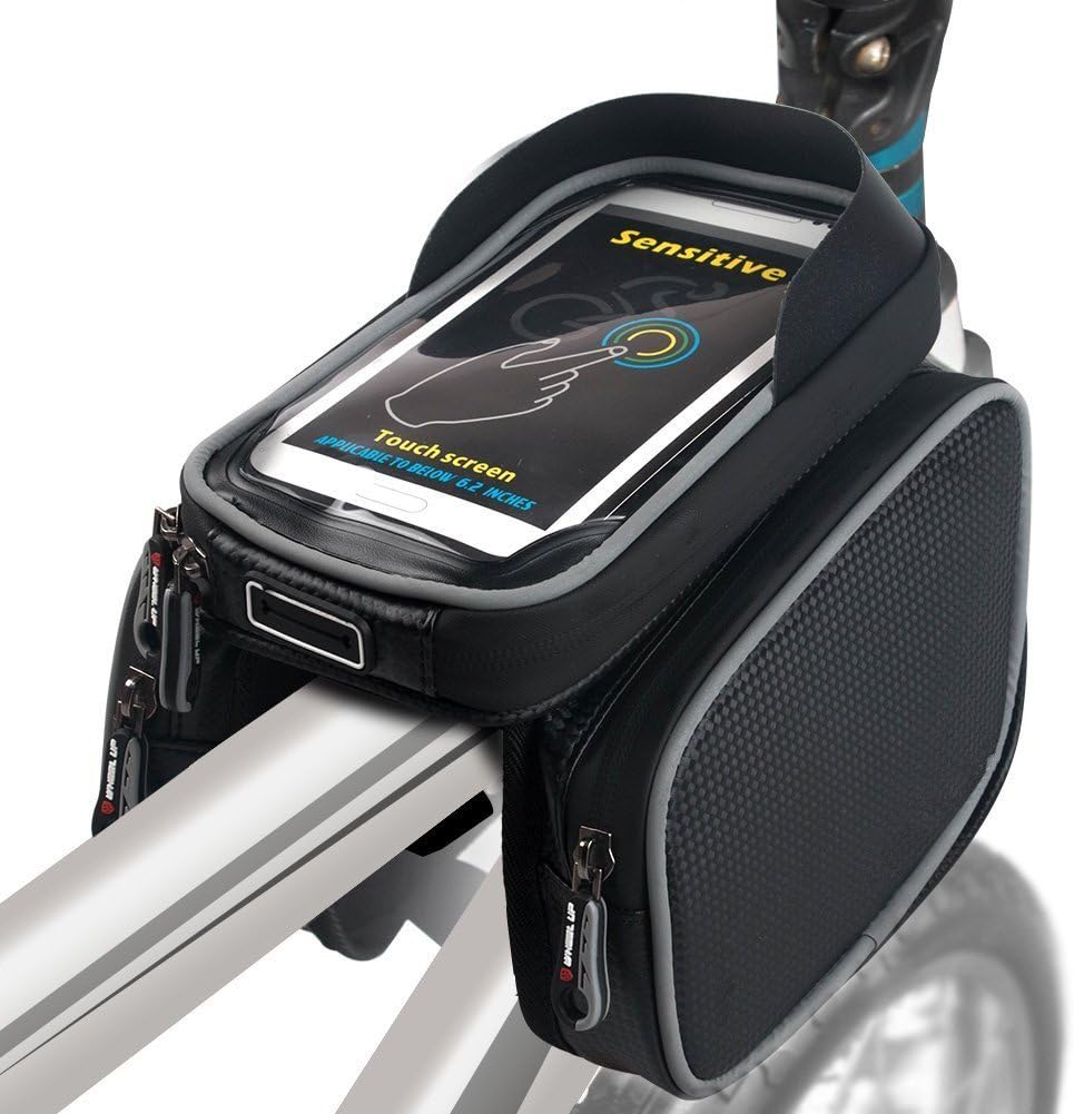 Chui Fahrradhalterung Motociclo Supporto Per Telefono Cellulare Con Schermo Cellulare Impermeabile Soffitto Telaio Della Bicicletta Del Sacchetto Della Bicicletta Del Tubo Superiore Borse Del Sacchetto Del Telefono Impermeabile Del Sensibile Touch Screen